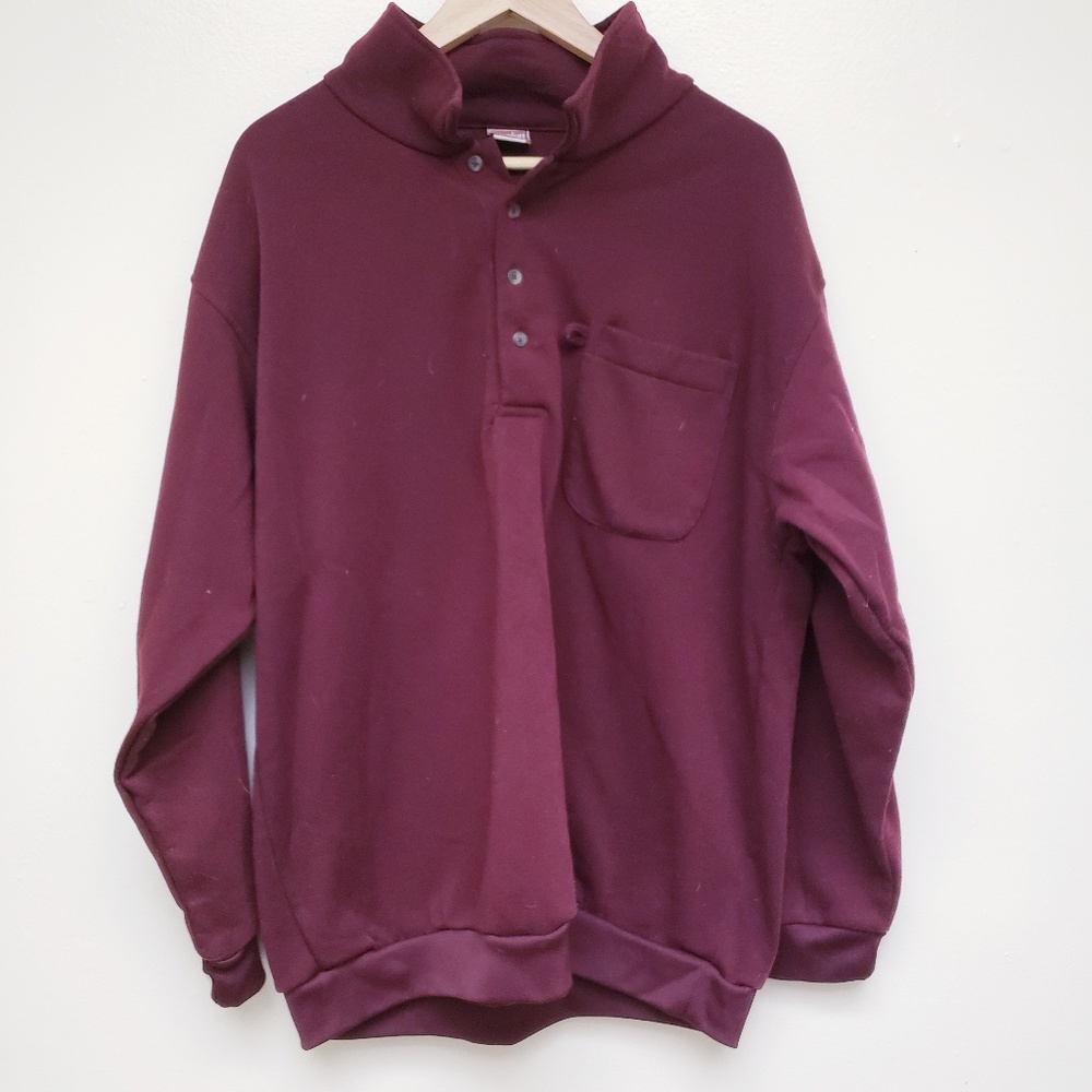 Burgundy sweater